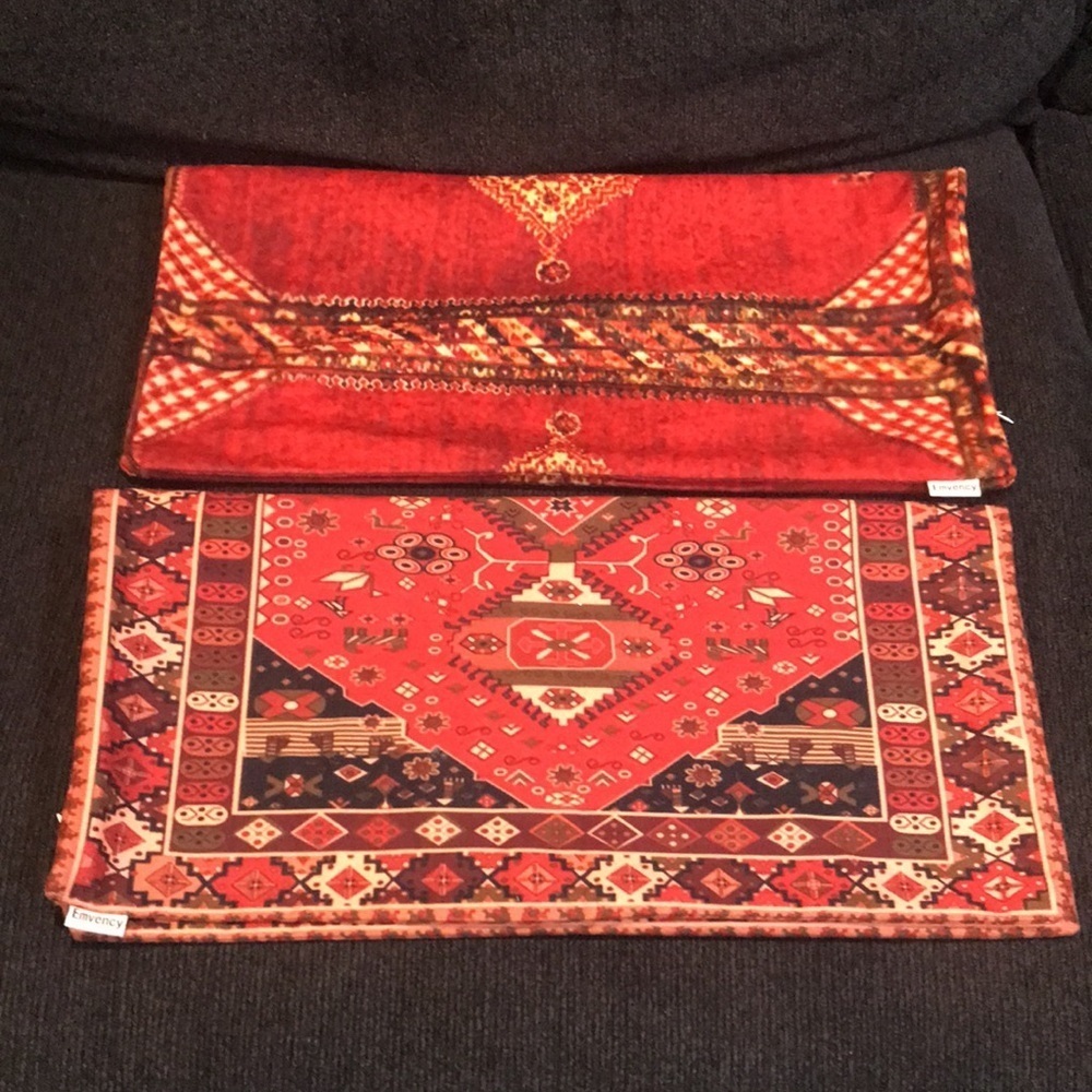 Set of 2 Decorative Bohemian Throw Pillow Covers-17X17